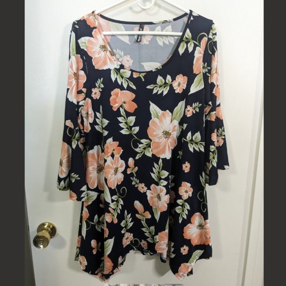 White Mark Tops - White Mark Orabelle Tunic/blouse